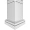 Ekena Millwork Craftsman Classic Square Non-Tapered Pueblo Fretwork Column w/ Tuscan Capital & Tuscan Base CC1208ENPBLTUTU - alternate 4
